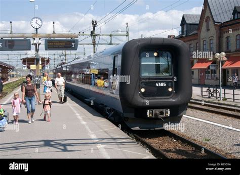 train station varberg sweden swedish railway railways rail way trains ...