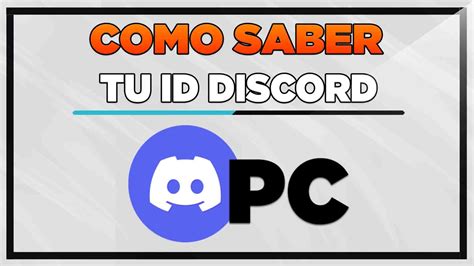 Como Saber Mi ID De Discord PC 2024 YouTube