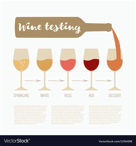 Wine Tasting Royalty Free Vector Image Vectorstock