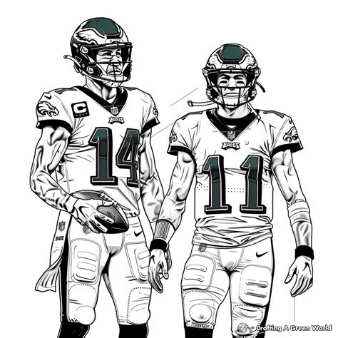 Philadelphia Eagles Coloring Pages Free And Printable