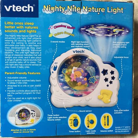 Vtech Nighty Night Nature Light, Babies & Kids, Infant Playtime on Carousell