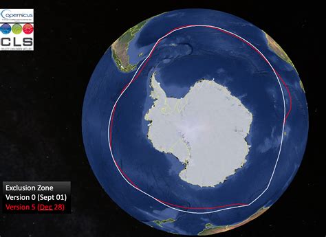 ESA Evolution Of The Antarctic Exclusion Zone For The 2020 2021