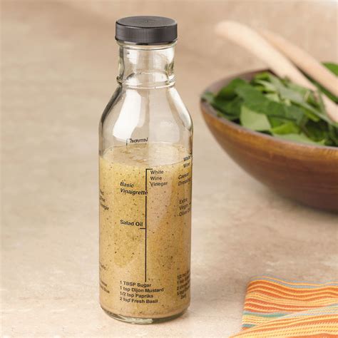 Kolder All In One Salad Dressing Bottle For Mixing Storing And Pouring The Green Head