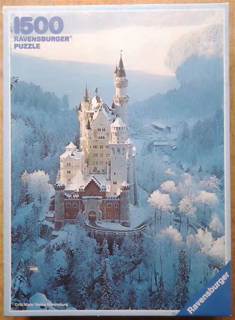 Ravensburger Neuschwanstein In Winter Rare Puzzles