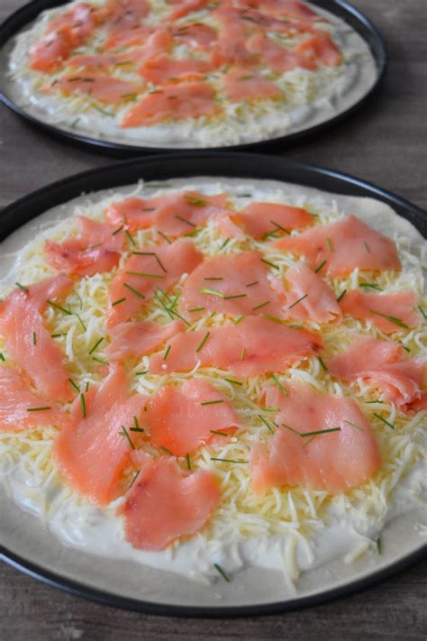 Pizza Saumon Fum Recette De Pizza Blanche