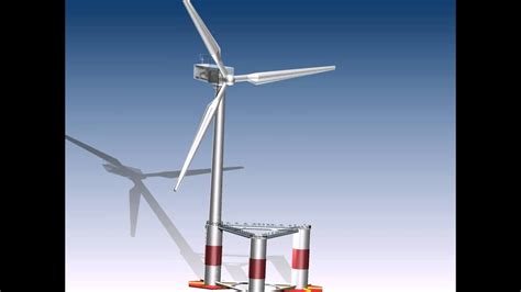 Wind Turbine Animation Powerpoint - Group Of Wind Turbines Spinning ...