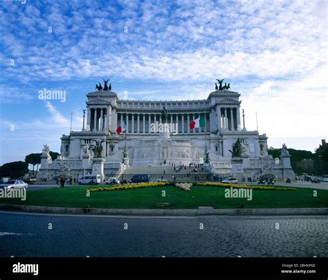 Rome Italy Victor Emmanuel Ii Monument Commemorating The Unification Of