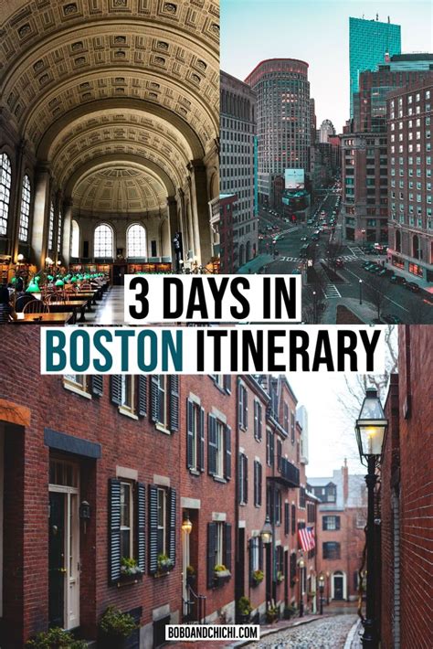 The Perfect Itinerary For 3 Days In Boston Boston Travel Guide North America Destinations