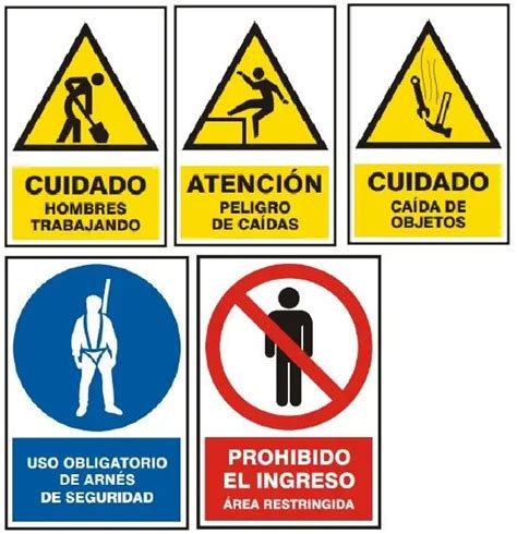 Carteles De Advertencia Trabajos En Altura Medida X Cm Pdf