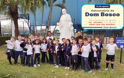 16 AGOSTO ANIVERSÁRIO DE DOM BOSCO Salesianos Sorocaba