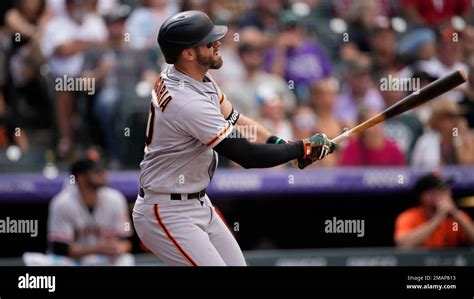 San Francisco Giants Third Baseman Evan Longoria In The Seventh