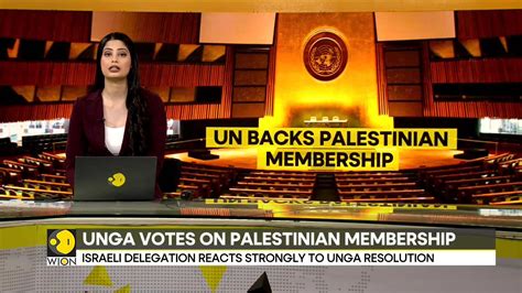 Un General Assembly Votes To Back Palestinian Bid For Membership World News