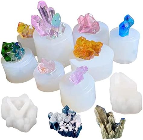 Amazon Allazone Crystal Resin Molds Pcs Crystal Cluster