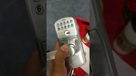 How To Program New User Codes On A Residential Schlage Push Button Lock