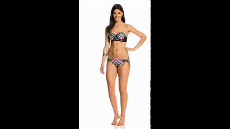 Hobie Tribal And True Underwire Bandeau Bikini Top Swimoutlet