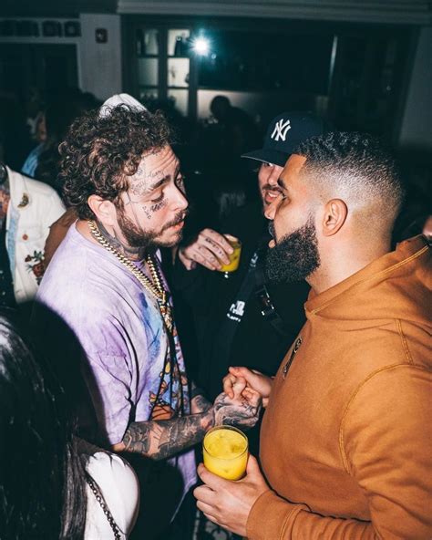 Post Malone And Drake At The Bowling Alley Aubrey Drake Post Malone Drake