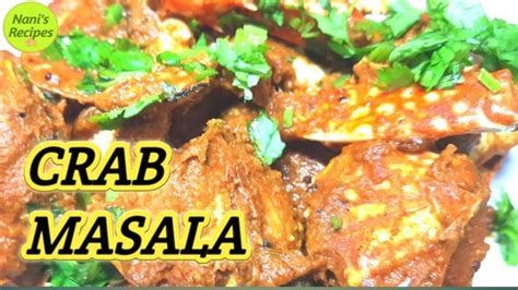 How To Cook Spicy Crab Masala Nandu Kulambu Recipe Easy And Tasty