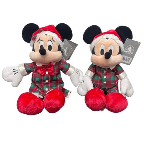 Disney Toys Disney Mickey Minnie Mouse Holiday Plush 4 Poshmark