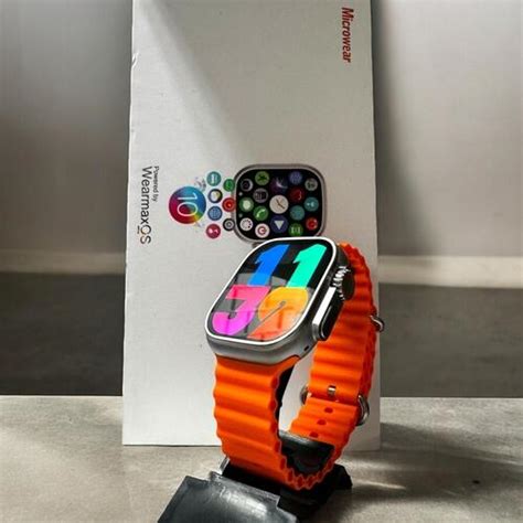 Comprar Smartwatch W Ultra S Rie Wearmax Super Amoled Prata R