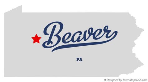 Map of Beaver, Jefferson County, PA, Pennsylvania