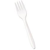 Boardwalk Bwkforkmwpp Medium Weight Polypropylene Fork White Case