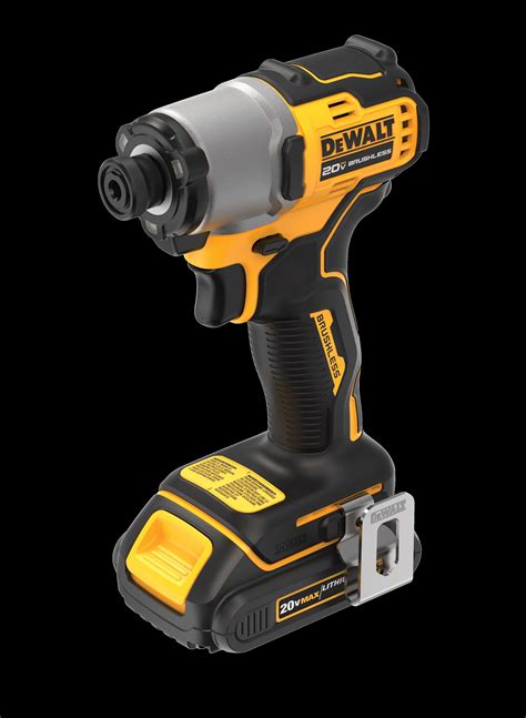 V Max Brushless Cordless In Impact Driver Kit Dewalt Artofit