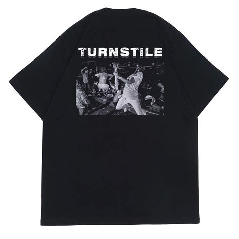 Kaos Baju Band Turnstile Hardcore Tshirt Cotton Combed With Plastisol