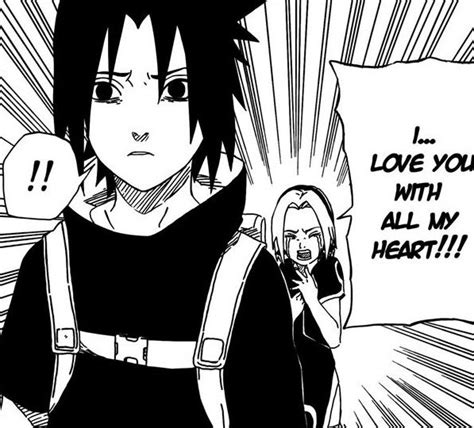 You Know That According To Kishimoto Sasuke Fall In Love With Sakura In