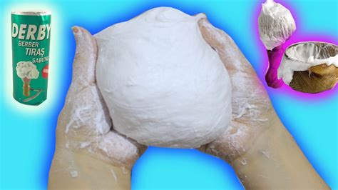 Katı Sabunla Slime Nasıl Yapılır Pofuduk Slime Traş Sabunlu Köpük