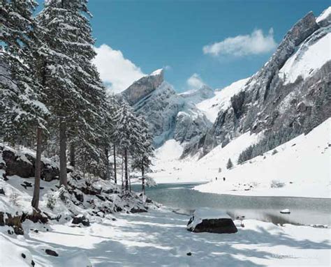 Balade Au Seealpsee En Appenzell Sous Les Flocons Blog Suisse