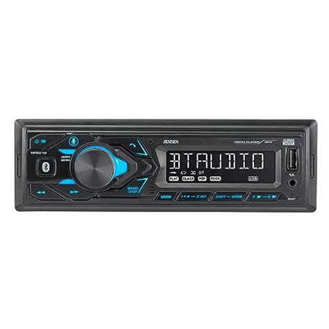 Jensen Mpr Character Lcd Single Din Car Stereo Radio Push To