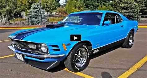 1970 Mustang Mach 1 Sportsroof In Grabber Blue Hot Cars