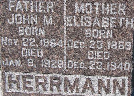 Elisabeth Schares Herrmann M Morial Find A Grave