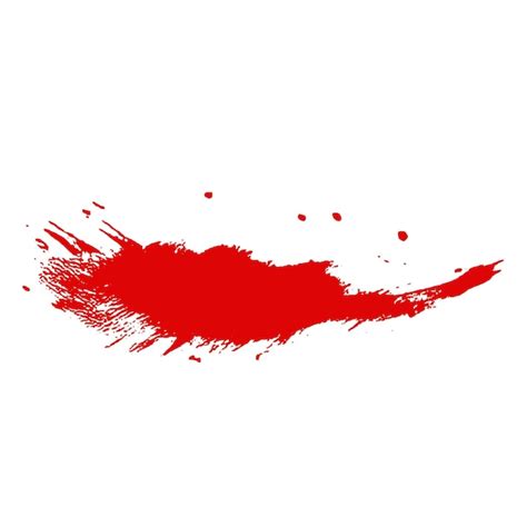 Premium Vector Vector Watercolor Painted Red Brush Stroke Paint Or