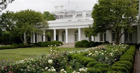 Spruced-up White House Rose Garden set for Melania Trump speech