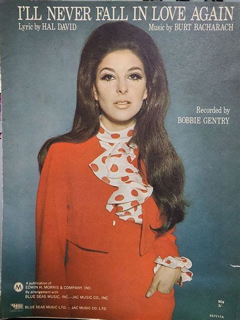 I Ll Never Fall In Love Again Vintage Sheet Music Bobbie Gentry Etsy