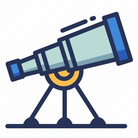 Astronomy Discover Science Telescope Icon