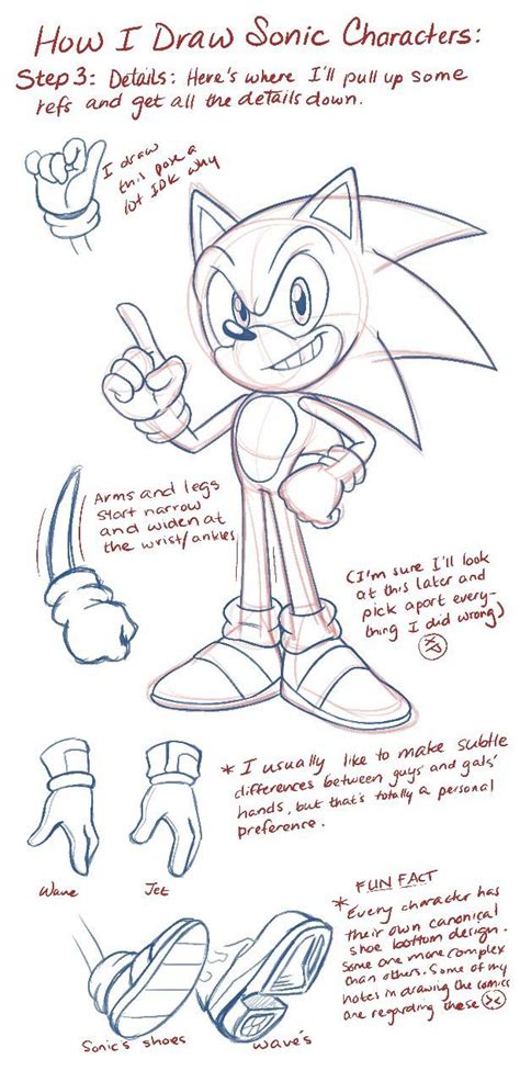 Drawing Sonic Tutorial: Part 1: Males | Jennifer Hernandez | How to ...