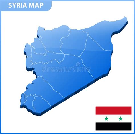 The Detailed Map Of Syria With Regions Or States Administrative