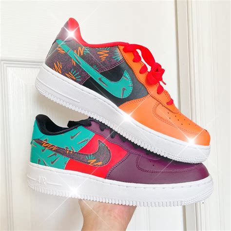 𝐍𝐈𝐊𝐄 Air Force 1 Print Multi Color Available In Depop