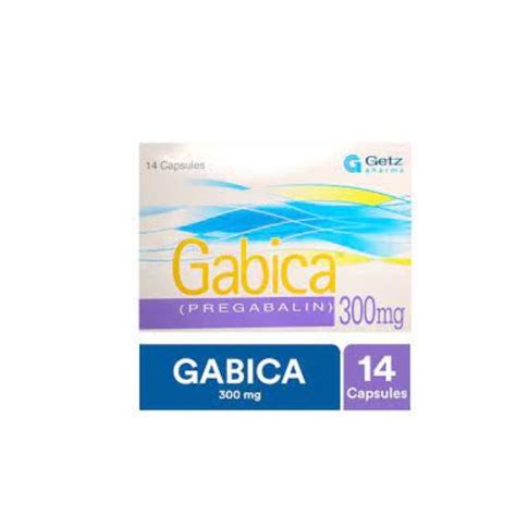 Gabica 300mg Capsules Pregabalin Uses Fareed Pharmacy