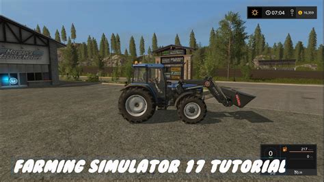 Farming Simulator Tutorial How To Attach A Front Loader Fs