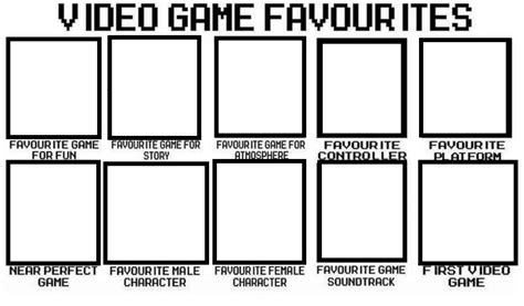 Favorite Game Meme But Different Template So I Choose A Template And