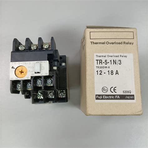 Fuji Electric Thermal Overload Relay Tr N A Second Hand