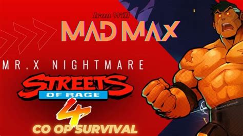 Streets Of Rage Survival Mode Dlc Weekly Sor Max W Random P Co Op