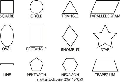 Categor A Figuras Geometricas Con Nombres Para Colorear De Fotos De