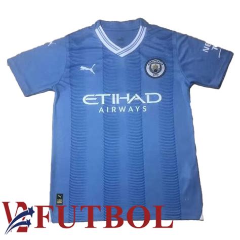 Camisetas De Futbol Manchester City Primera Azul Versi N Fuite