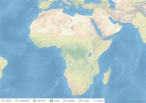 Land cover maps - World in maps