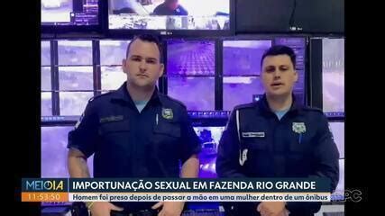 Homem é preso suspeito de importunação sexual contra passageira dentro