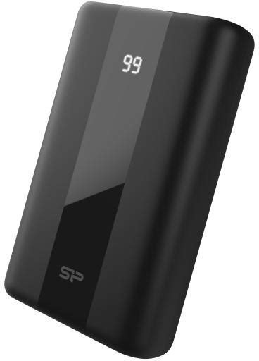 Silicon Power Qs55 Power Bank 20000 Mah Juodas Modelis Sp20kmapbkqs550k žema Kaina